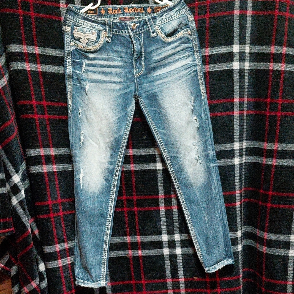 Rock Revival Women's Light Blue Skinny Jeans